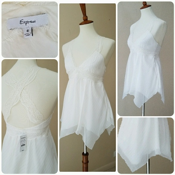 Express Tops - NWT Express Wistful Lace Tank